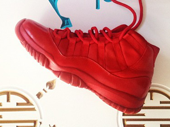 Air Jordan XI “Red” Customs by elcappy