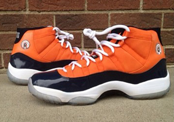 Air Jordan XI "University of Illinois" for David Diehl by Mache Customs