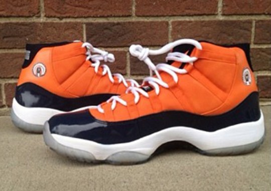 Air Jordan XI “University of Illinois” for David Diehl by Mache Customs