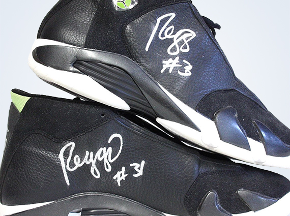 Air Jordan Xiv Indiglo Reggie Miller Autograph