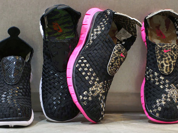 atmos x Nike Free Woven 4.0 “Animal Camo Pack”