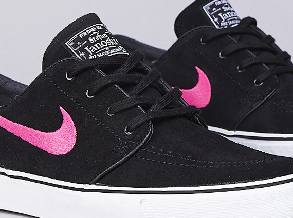 Nike SB Stefan Janoski - Black - Pink Foil - White