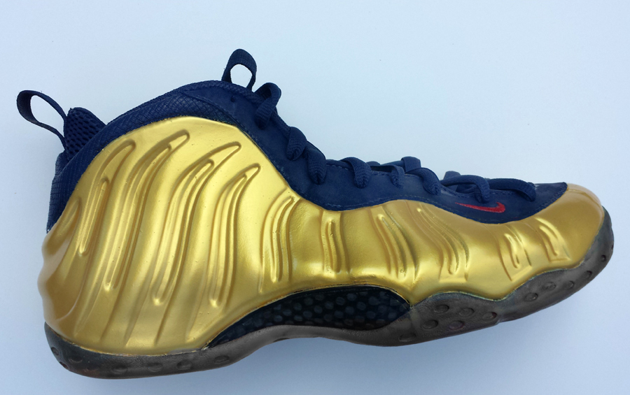 Gold Foamposite Customs 3