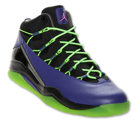 Jordan Prime Flight Black Flash Lime Purple 2