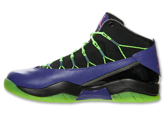 Jordan Prime Flight Black Flash Lime Purple 4