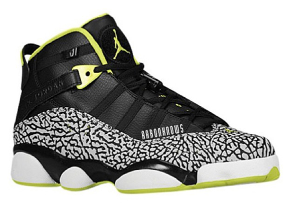 Jordan Six Rings Elephant Print Volt