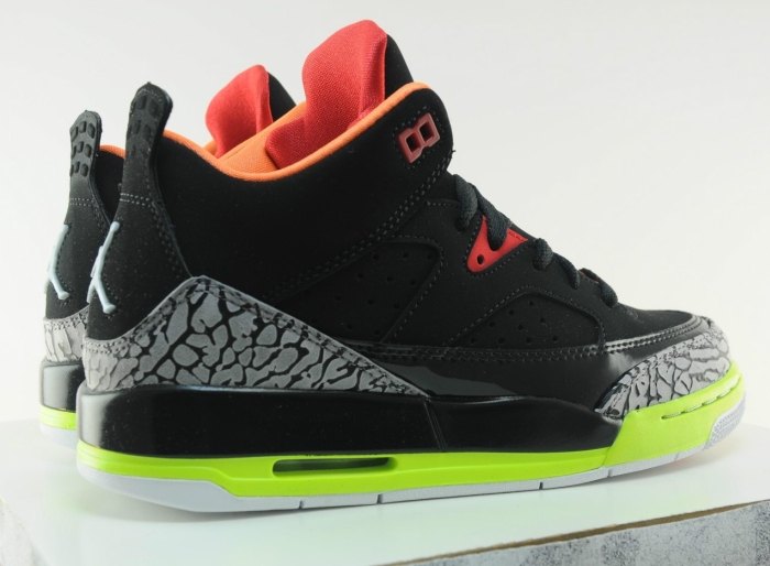 Jordan Son Of Mars Low Gs Black Light Armory Blue Volt Orange 10