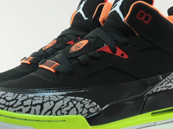 Jordan Son of Mars Low GS – Black – Light Armory Blue – Volt – Orange