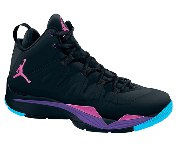 Jordan Super.fly 2 Black Pink Blue Gradient 1