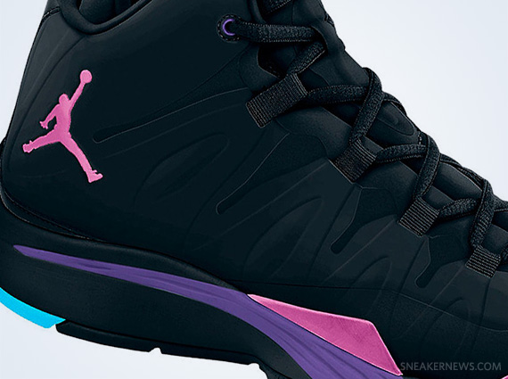 Jordan Super.fly 2 Black Pink Blue Gradient 2