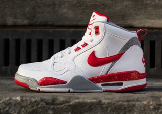 Nike Flight ’13 Mid – White – University Red