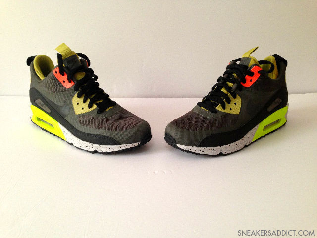 Nike Air Max 90 Mid No Sew Black Olive Volt 3