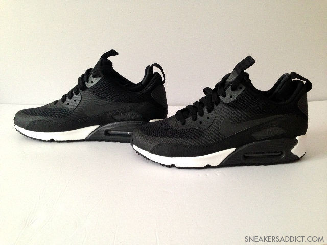 Nike Air Max 90 Mid No Sew Black White 1