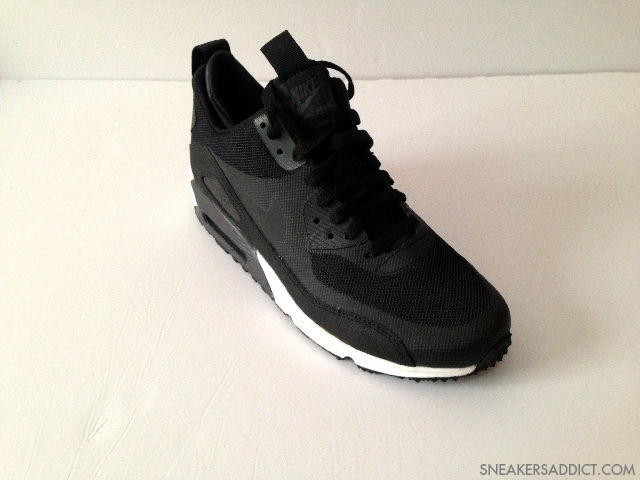 Nike Air Max 90 Mid No Sew Black White 2