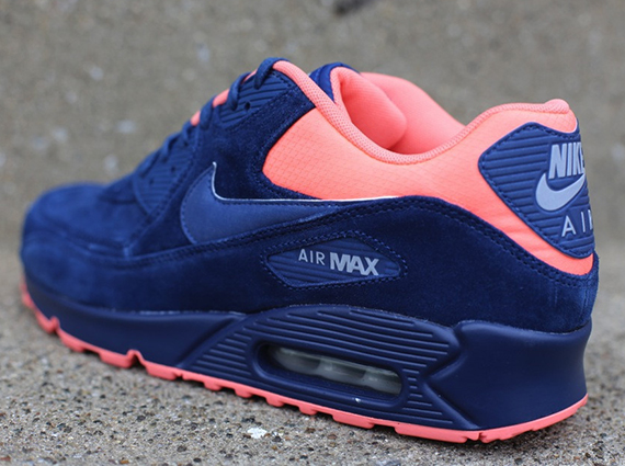 Nike Air Max 90 Premium Brave Blue Atomic Pink 2