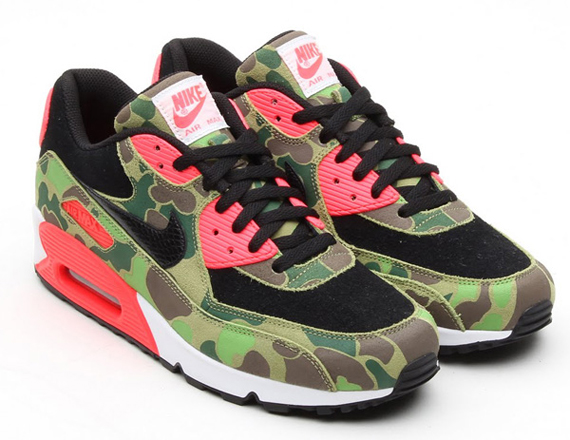 Nike Air Max 90 Premium Duck Hunter Camo Infrared 2