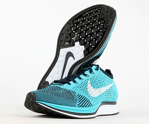 Nike Flyknit Racer Turquoise White Black 7