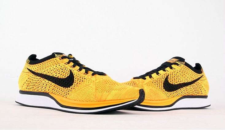 Nike Flyknit Racer Yellow Black 02