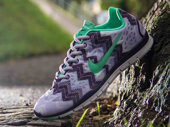 Nike Free Tr Fit 3 Purple Green 2