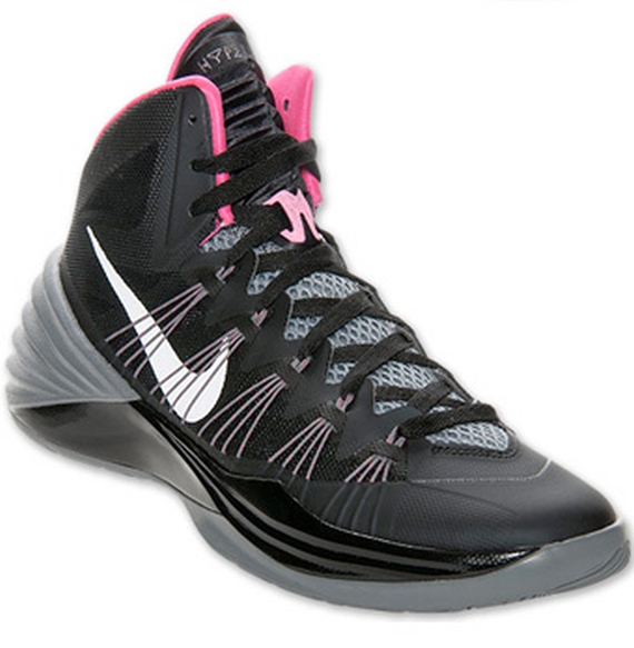 Nike Hyperdunk 2013 Black Grey Pink 04