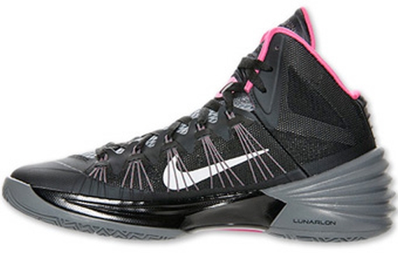 Nike Hyperdunk 2013 Black Grey Pink 05