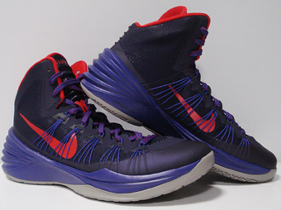 Nike Hyperdunk 2013 Purple Red Grey 5