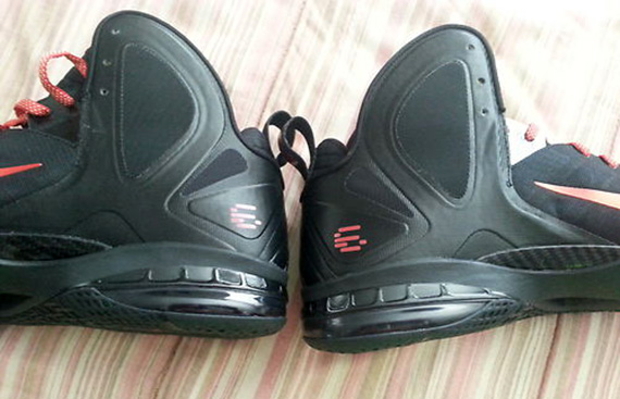 Nike Lebron 9 Elite Black Red Playoffs Pe 2