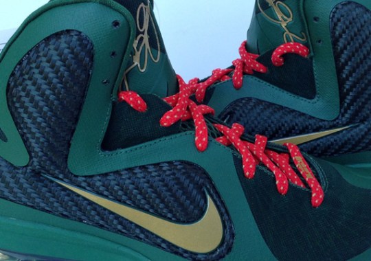 Nike LeBron 9 – Unreleased Green “Christmas” Sample