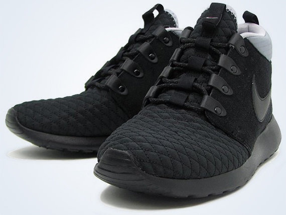 Nike Roshe Run SneakerBoot - Black - Silver