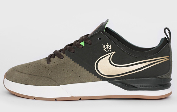 Nike Sb Ba Olive Gold 1