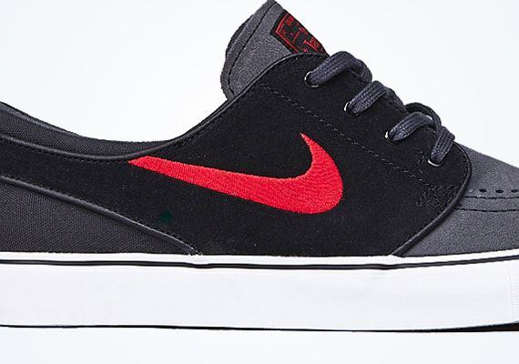 Nike SB Stefan Janoski - Black - Anthracite - University Red