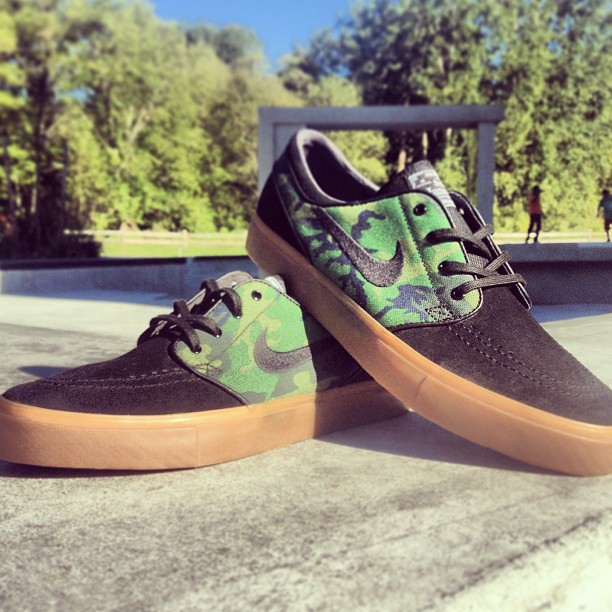 Nike Sb Stefan Janoski Jungle Camo 01