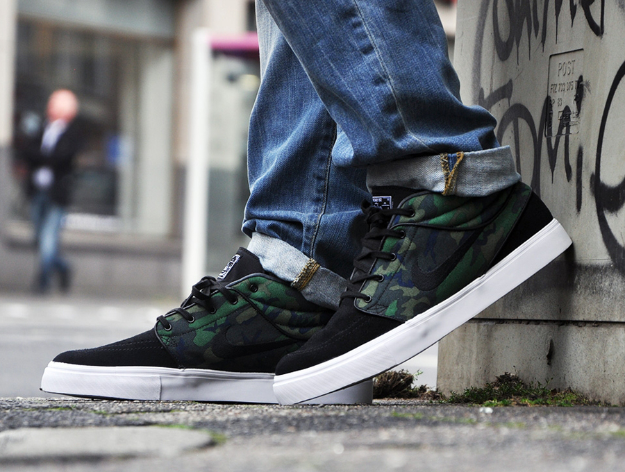 Nike Stefan Janoski Mid Iguana Black Camo