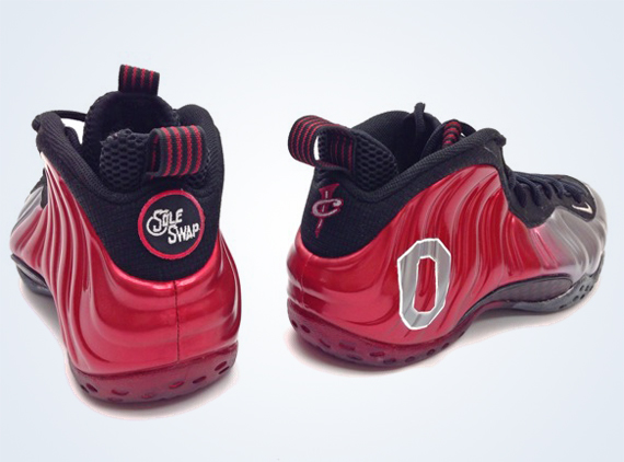 Nike Air Foamposite One "Ohio State" Customs by Sole Swap