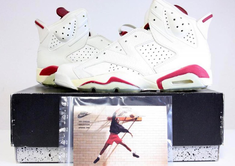 Air Jordan 6 “Maroon” OG Pair on eBay