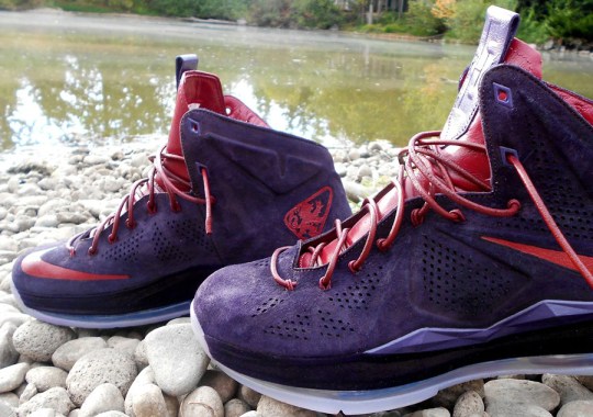 Nike LeBron X EXT “Plum” Customs by Zadeh Kicks