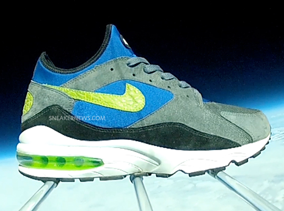 Size Nike Air Max 93 Dark Grey Lime Royal