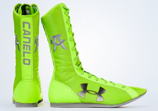 Under Armour UA Boxing Boots for Saul “Canelo” Alvarez