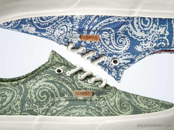 Vans California Authentic "Paisley Pack"