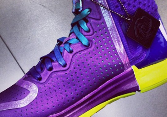 adidas D Rose 4 – Purple – Teal – Yellow