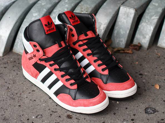 Adidas Decade Hi Red Black 2