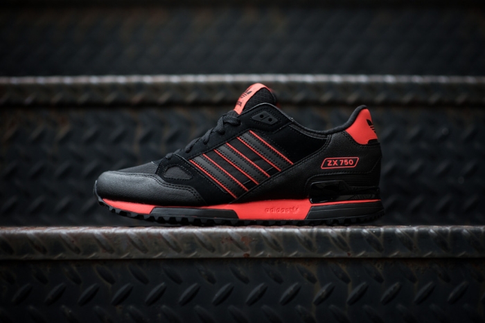 Adidas Originals Zx 750 Black Red 05