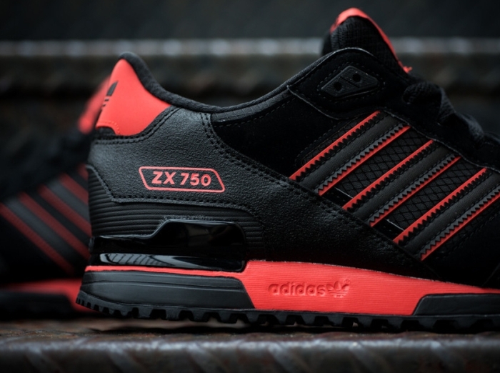 adidas Originals ZX 750 - Black - Red