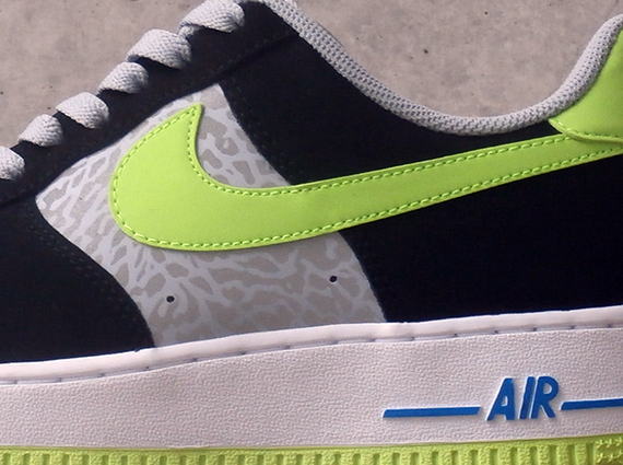 Air Force 1 Elephant Print Volt Black