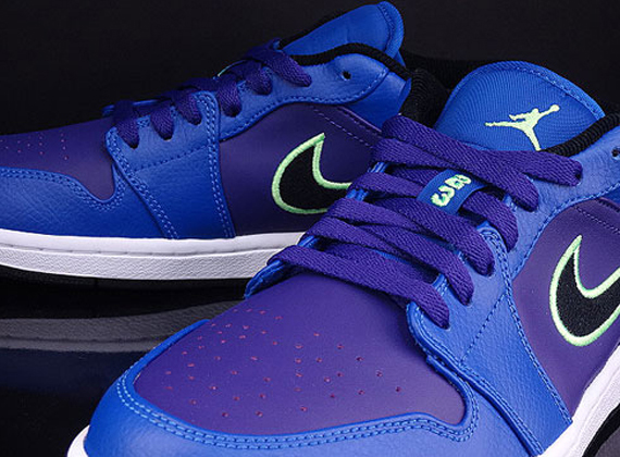 Air Jordan 1 Low – Game Royal – Flash Lime – Court Purple