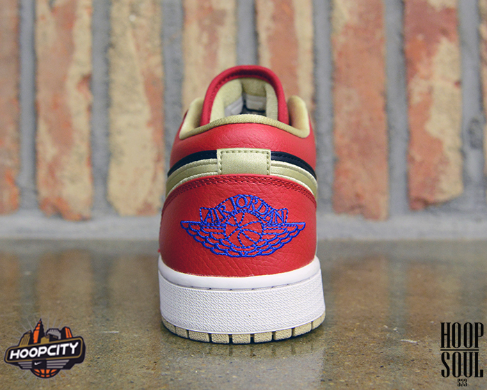 Air Jordan 1 Low Gym Red Game Royal Black Metallic Gold 1