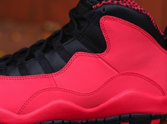 Air Jordan 10 Gs Fusion Red Black Release Date