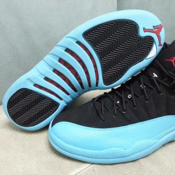 Air Jordan 12 Gs Black Gamma Blue 02