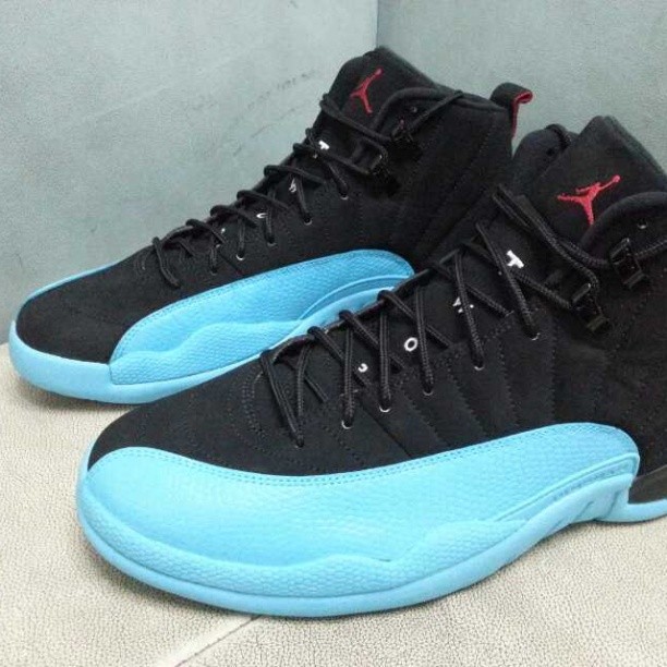 Air Jordan 12 Gs Black Gamma Blue 03