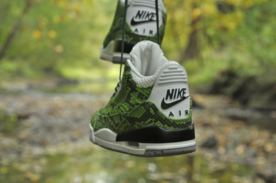 Air Jordan 3 Green Python 04